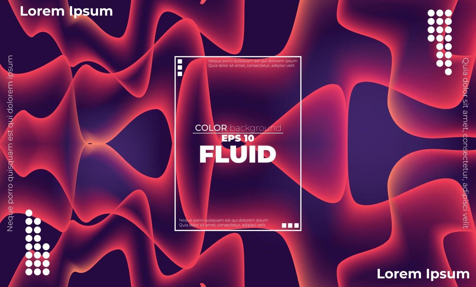 Creative geometric wallpaper. Trendy fluid flow gradient shapes composition. Applicable for gift card,  Poster on wall poster template,  landing page, ui, ux ,coverbook,  baner, social media posted, vector