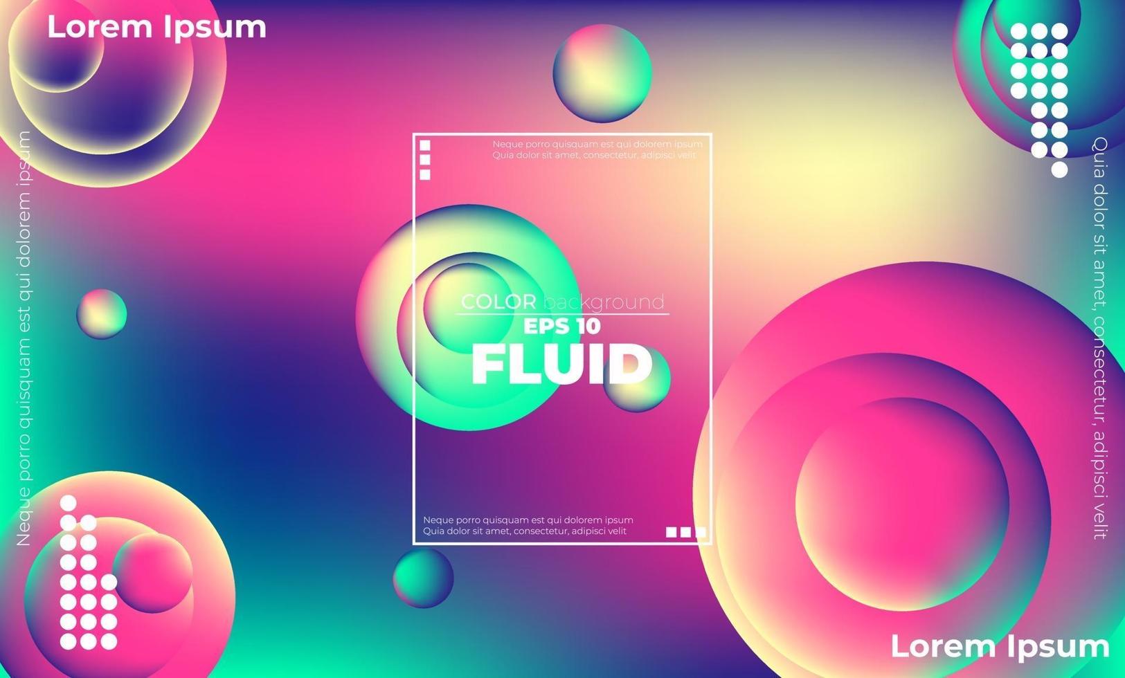 Creative geometric wallpaper. Trendy fluid flow gradient shapes composition. Applicable for gift card,  Poster on wall poster template,  landing page, ui, ux ,coverbook,  baner, social media posted, vector