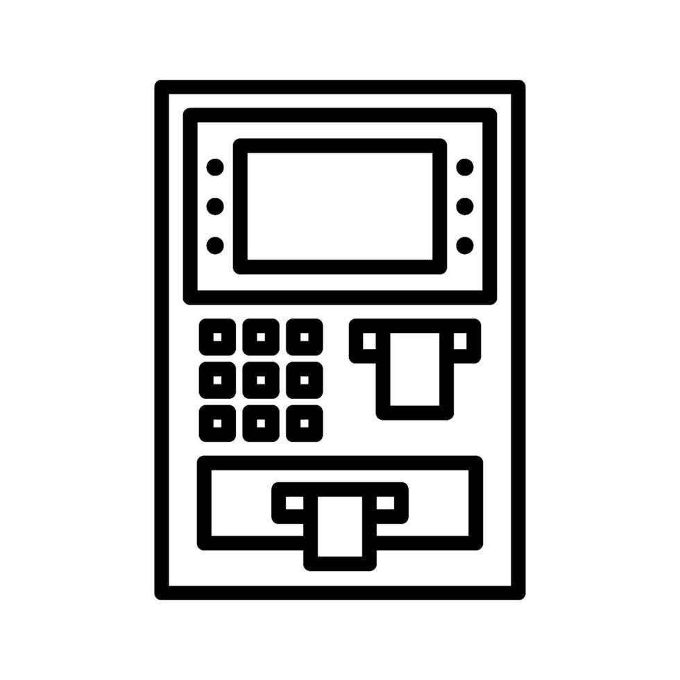 Atm Machine Icon vector