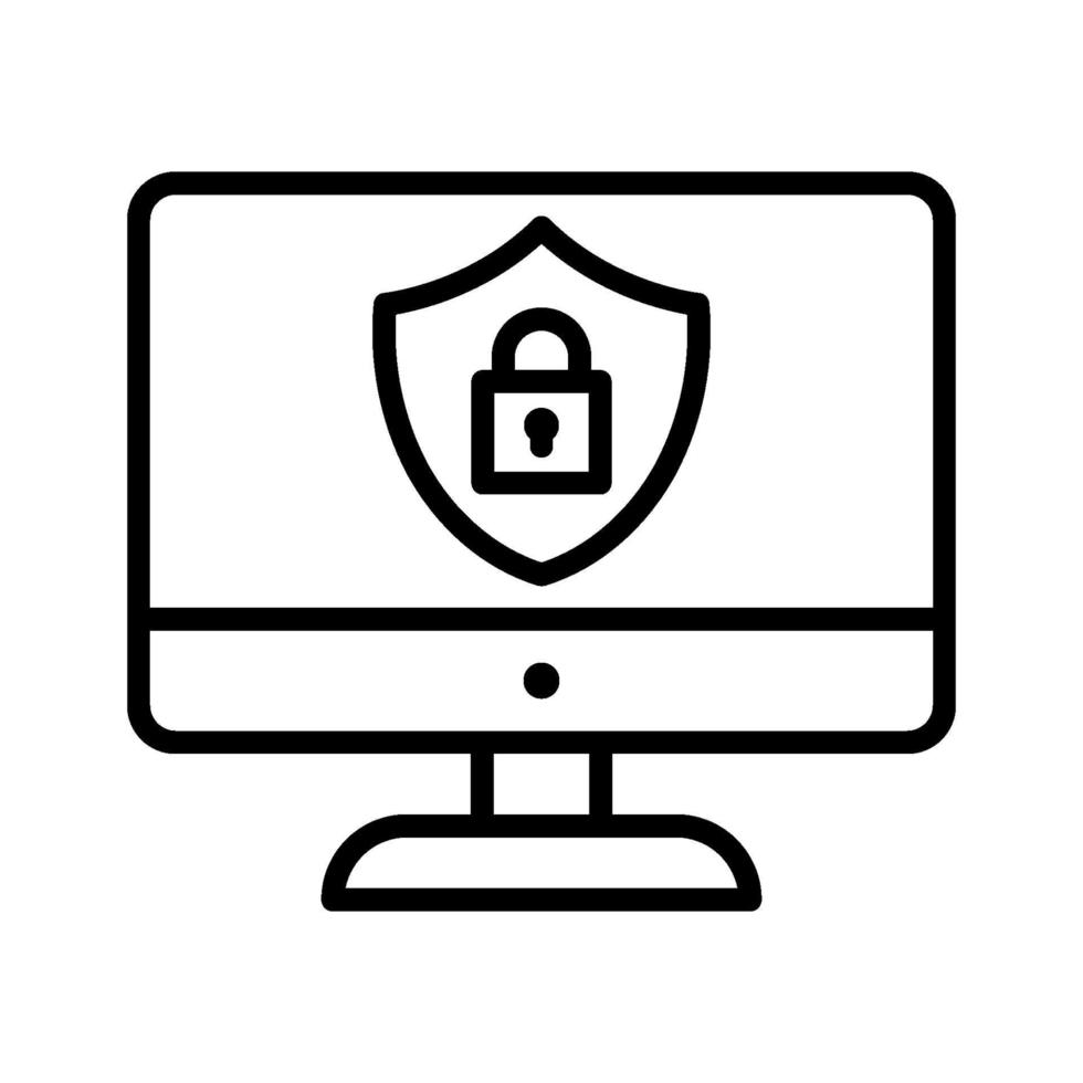Data Locked Icon vector