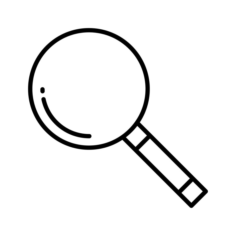 Magnifying Glass Icon vector