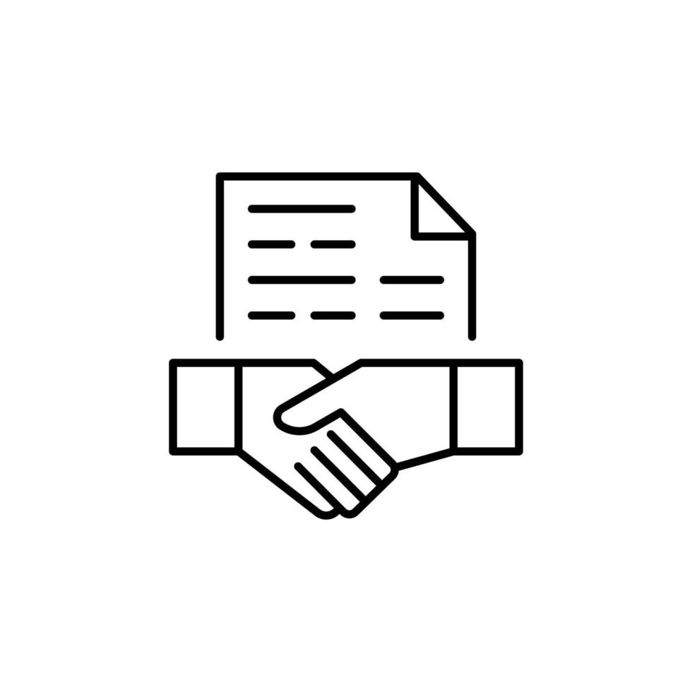 Business Contract Icon vector