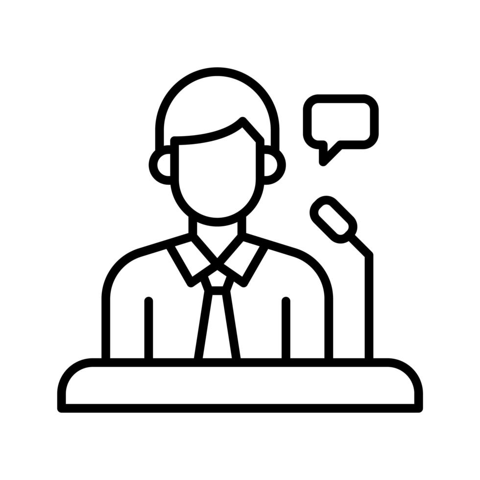 Business Conference Icon vector