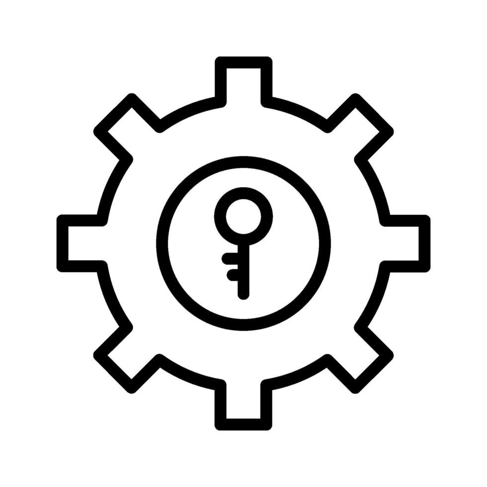 Keywords Optimization Icon vector