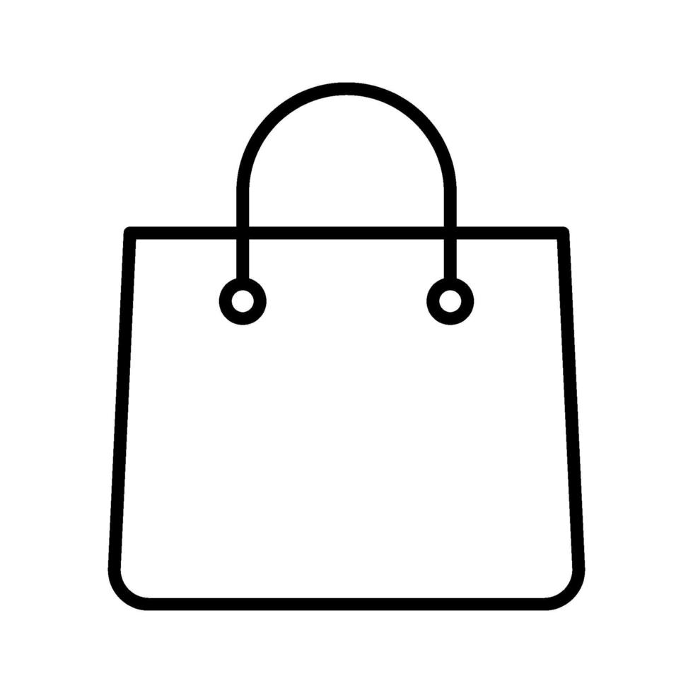 icono de bolsa de compras vector