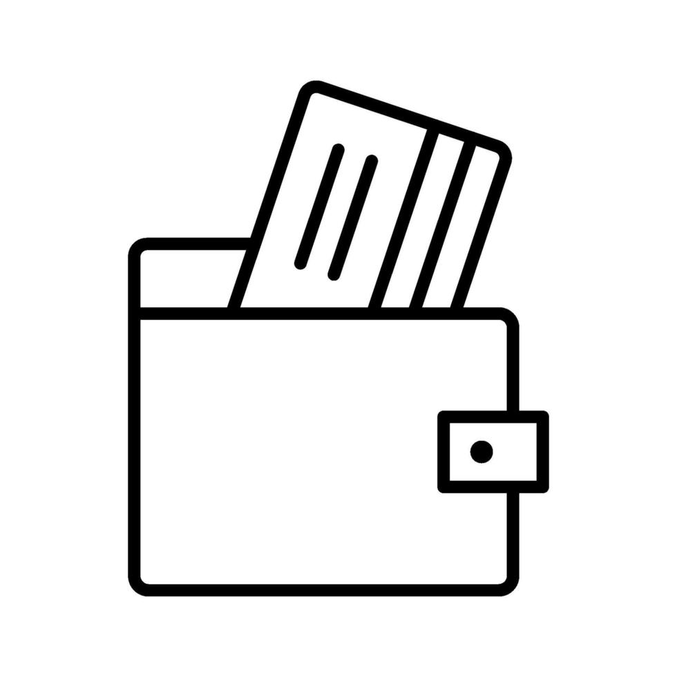 Wallet Card Icon vector