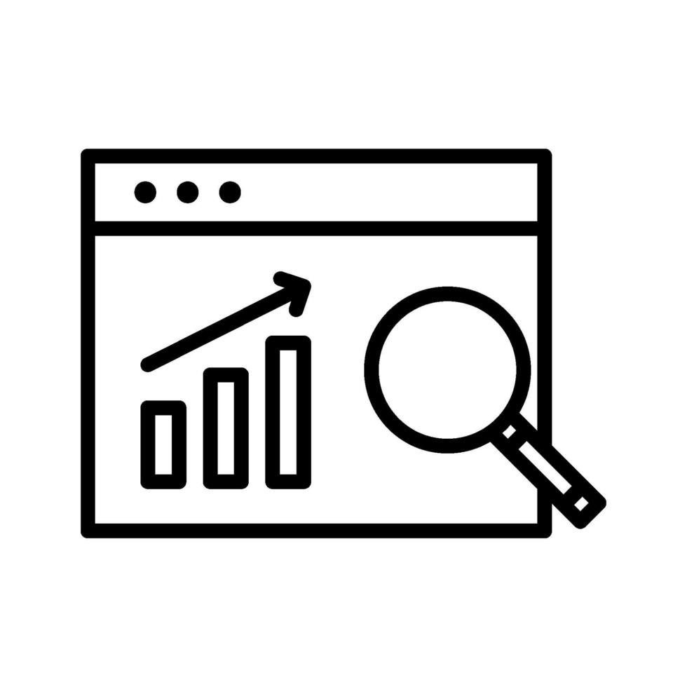 Web Analytics Icon vector