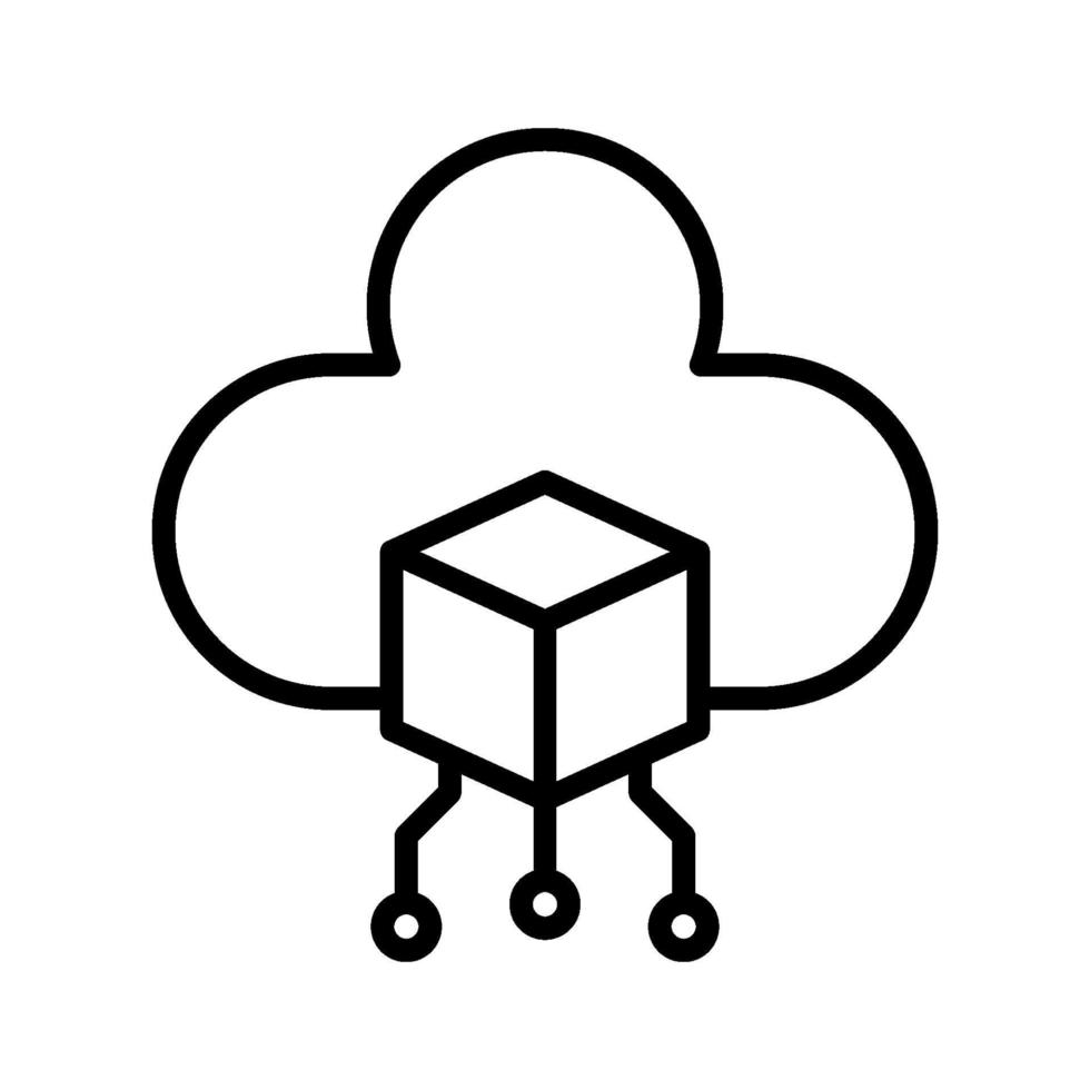 Cloud Data Sharing Icon vector