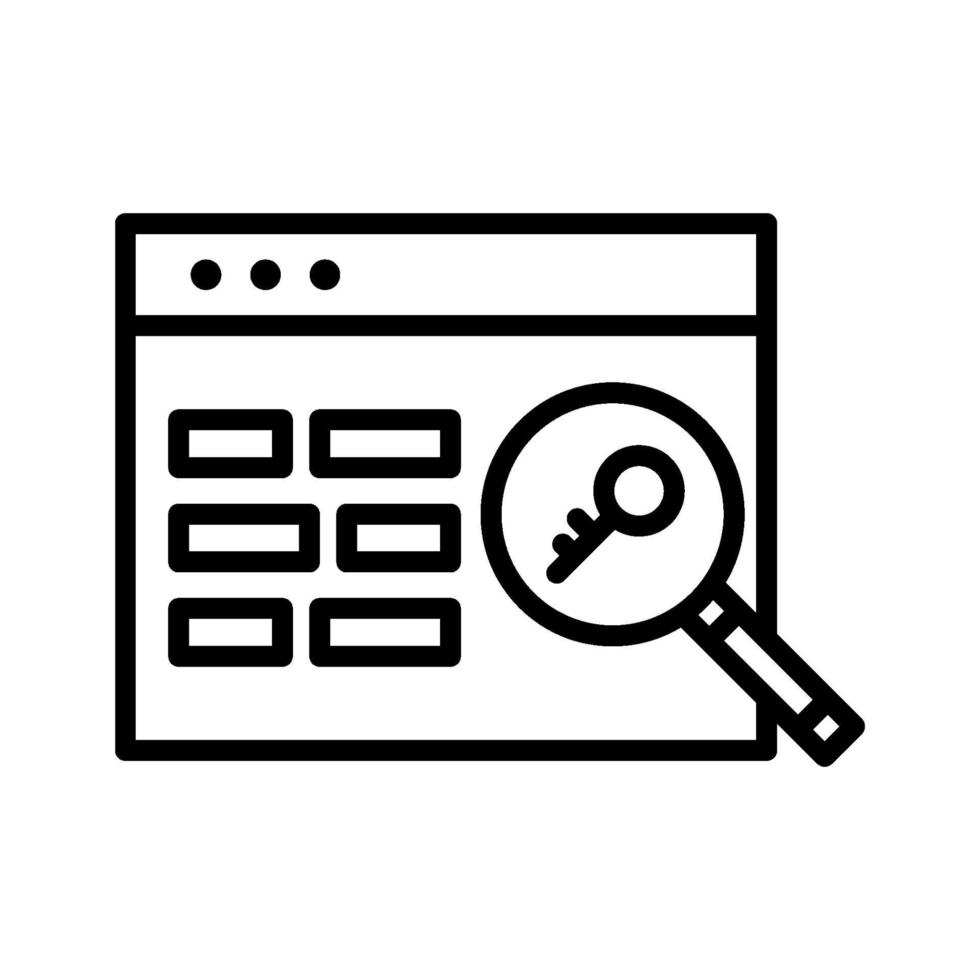 Keyword Search Icon Vector Art At Vecteezy