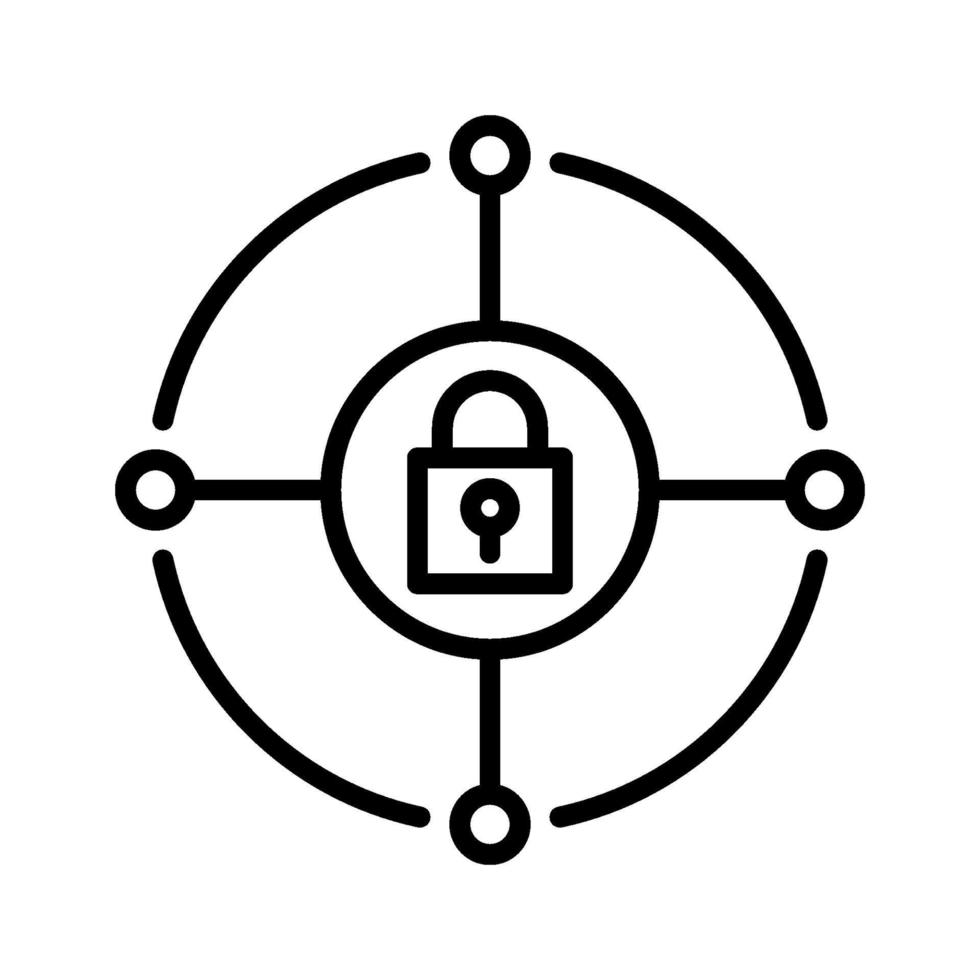 Security Network Icon vector