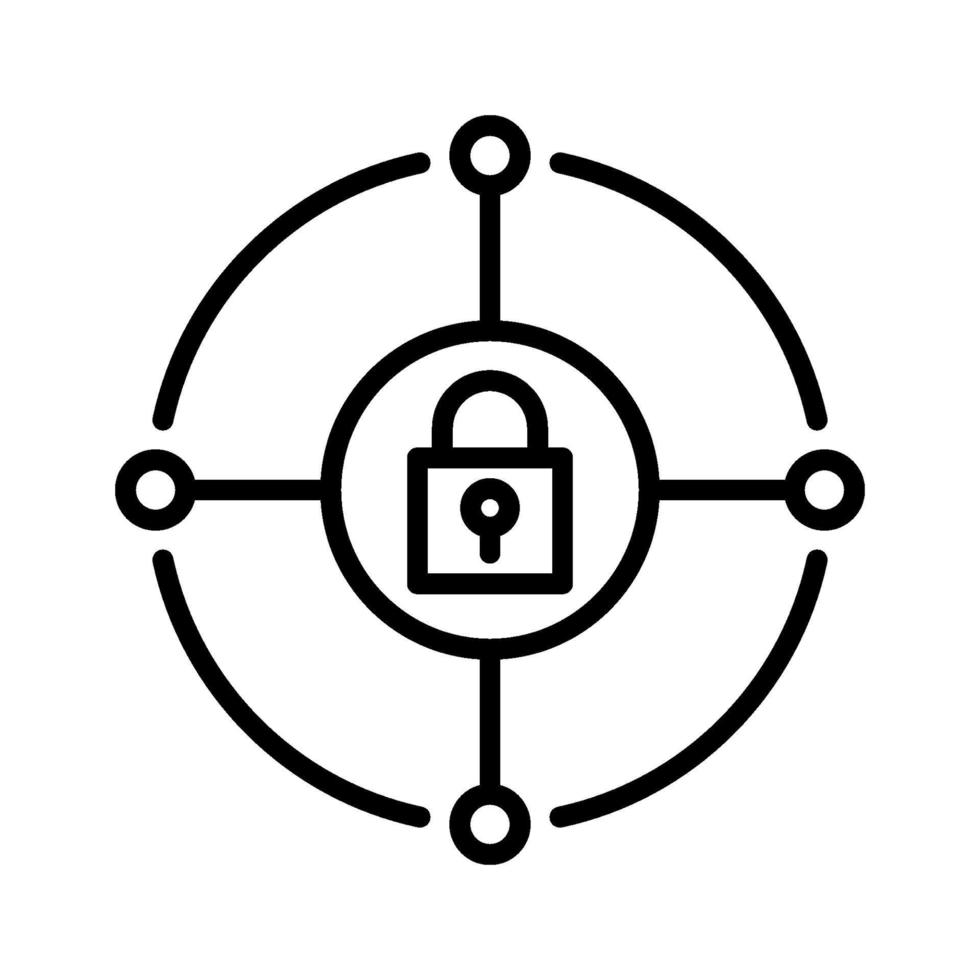 Security Network Icon vector