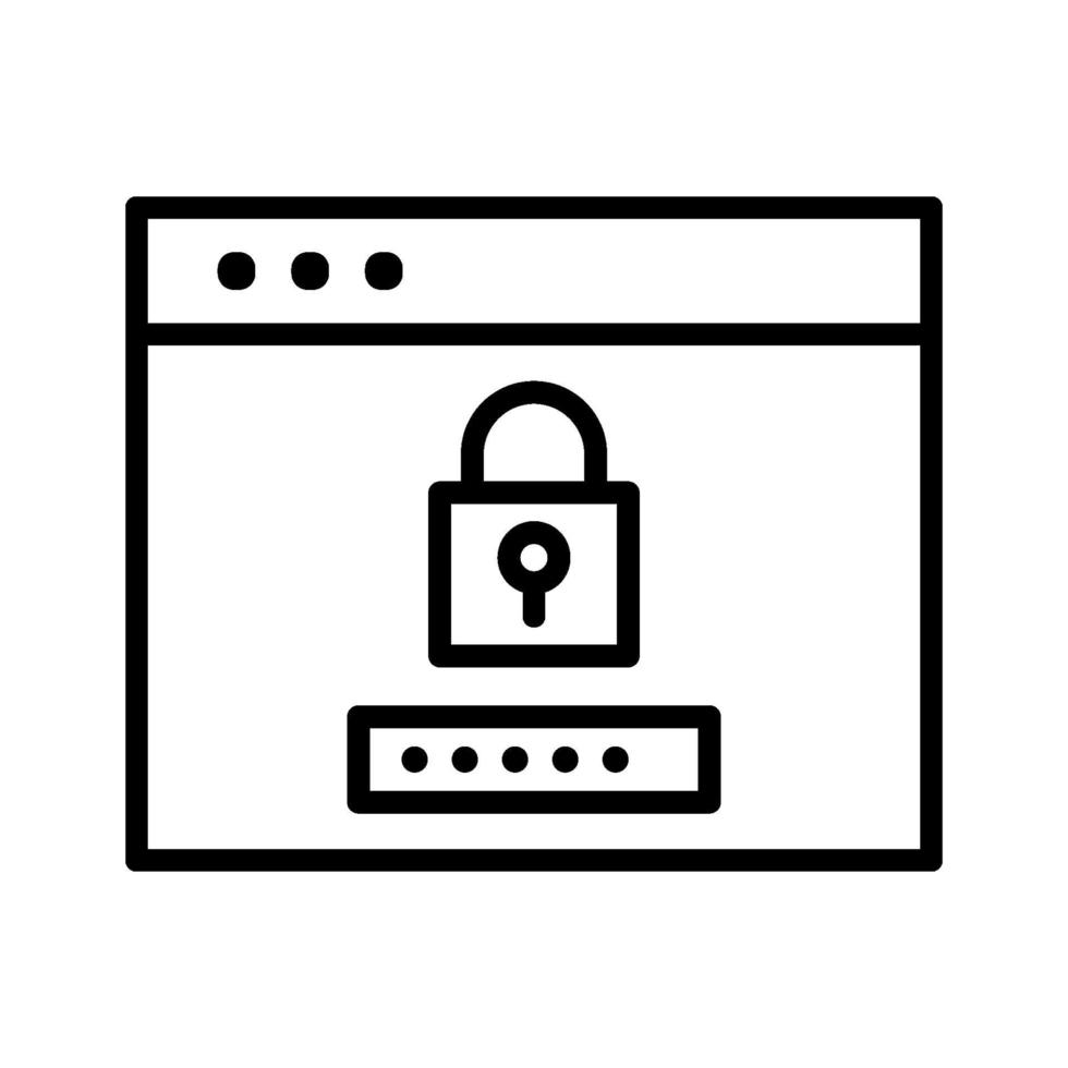 Password Locked Icon vector