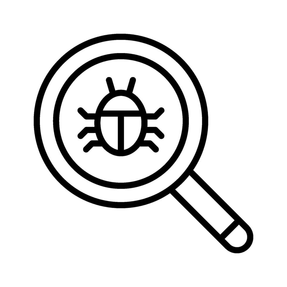 Find Bugs Icon vector