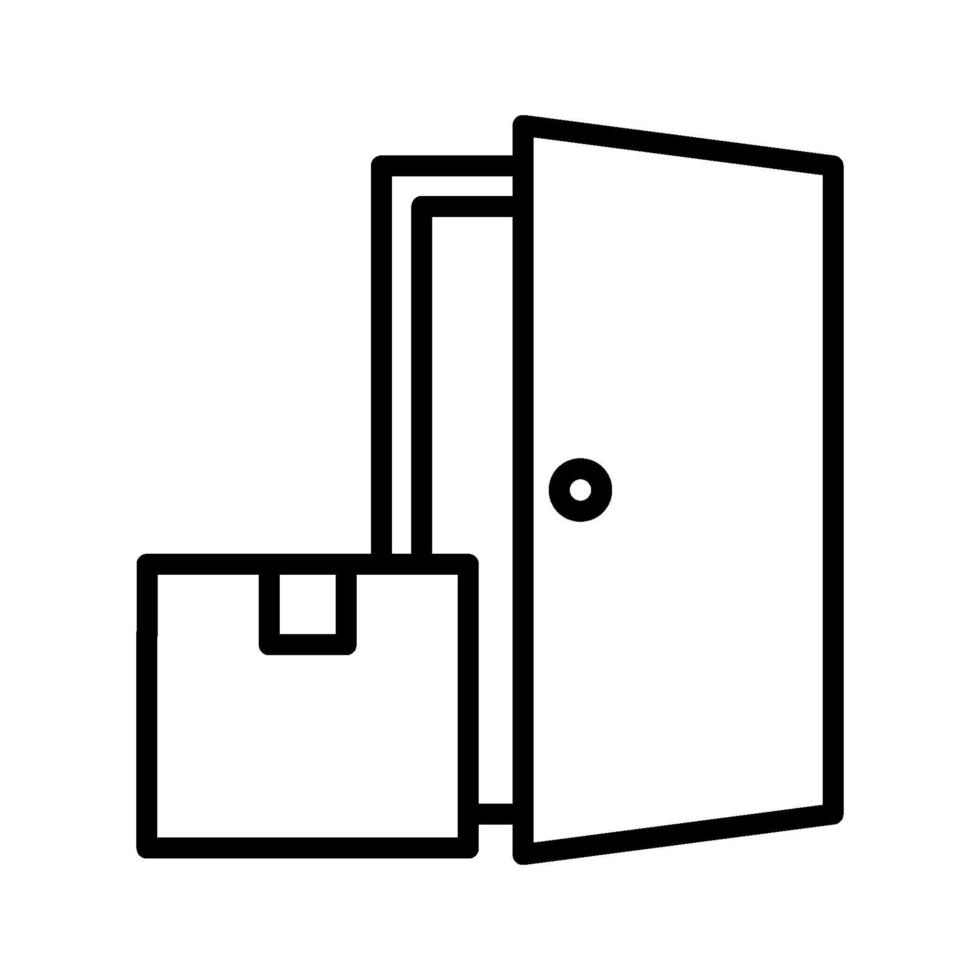 Delivery to the Door Icon vector