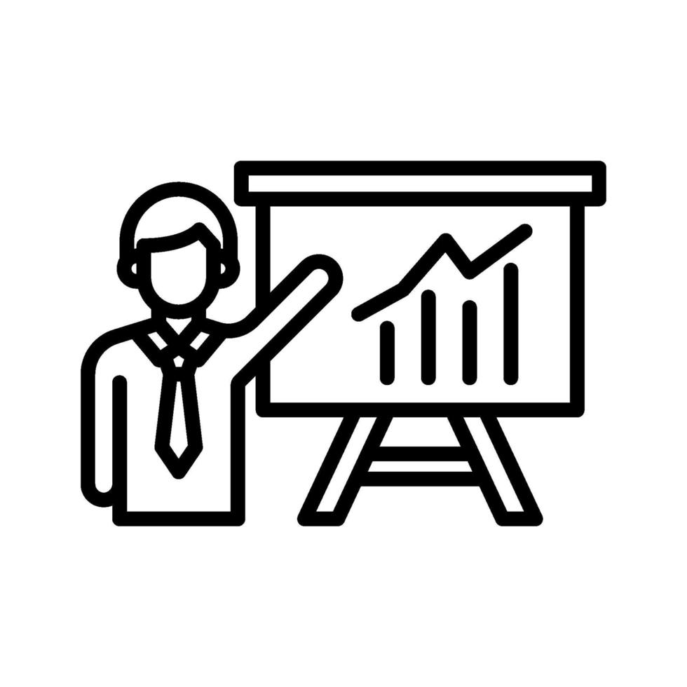 Business Presentation Icon vector