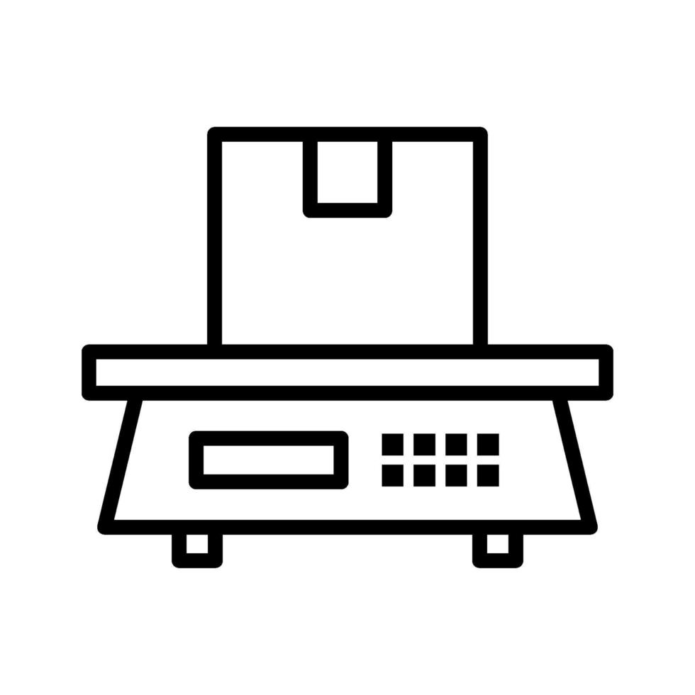 Package Weight Icon vector