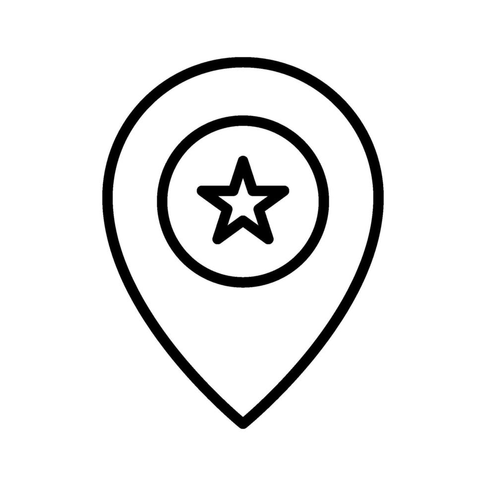 Favorite Location Icon vector