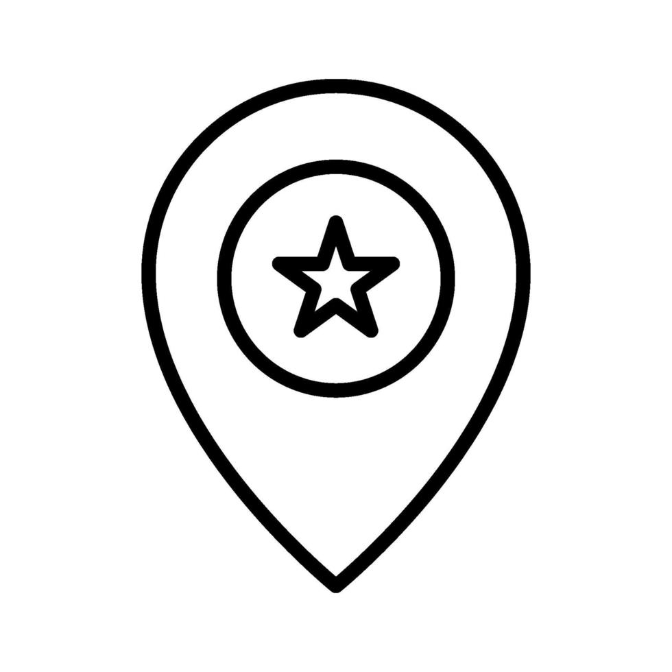 Favorite Location Icon vector