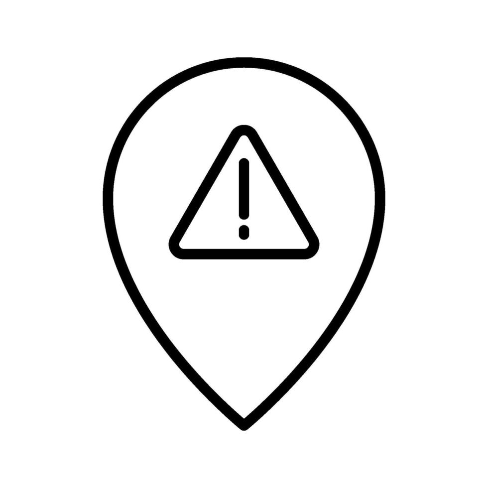 Location Alert Icon vector