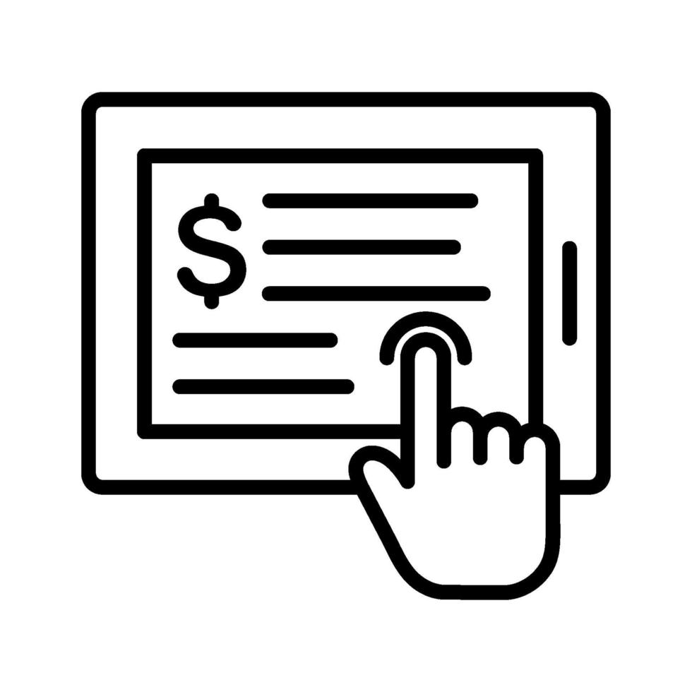 Online Transaction Icon vector