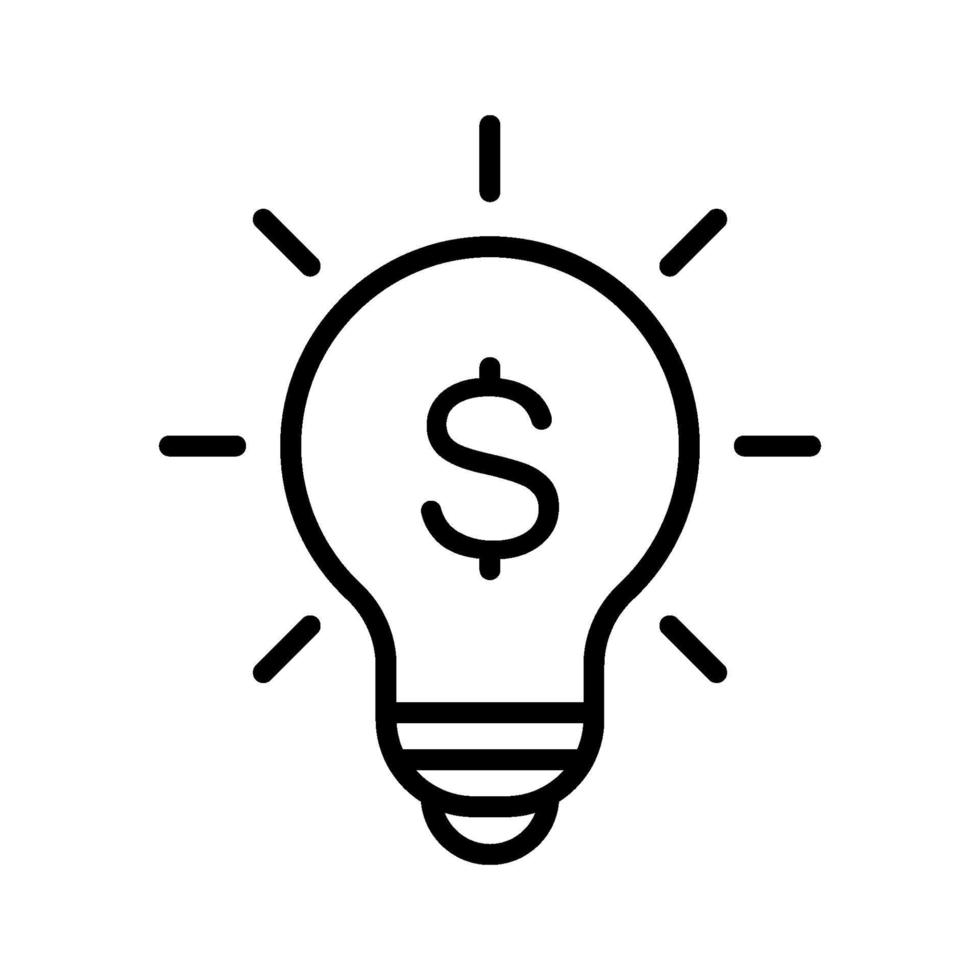 Money Idea Icon vector