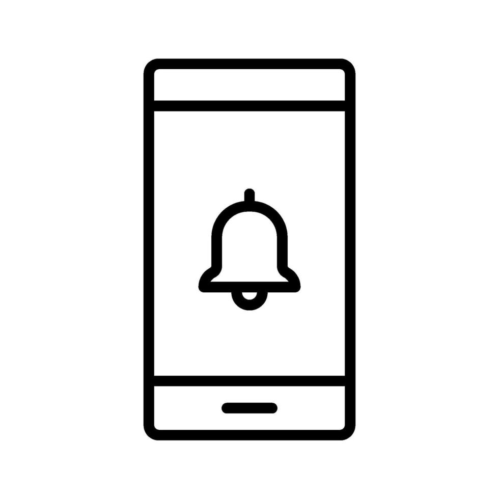 Mobile Notification Icon vector