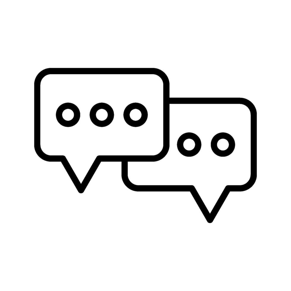 Chat Bubble Icon Vector Art At Vecteezy