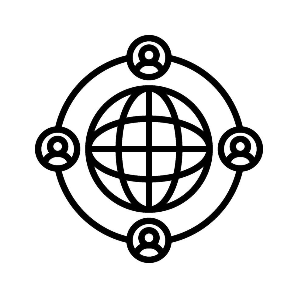 Global Communication Icon vector