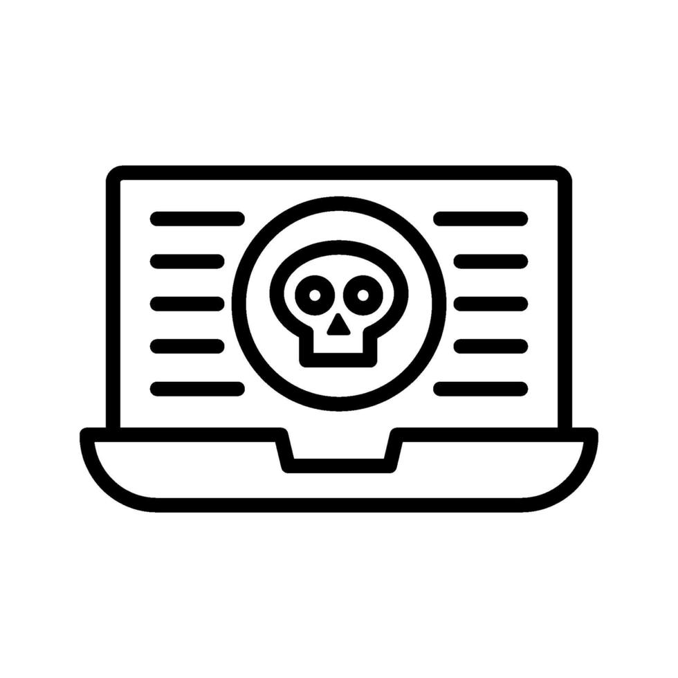 Cyber Attack Icon vector