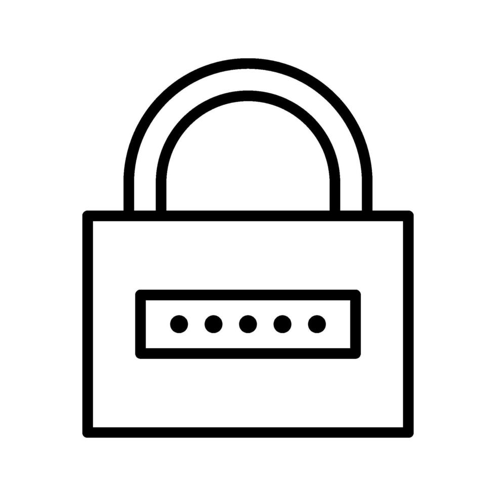 Password Lock Icon vector