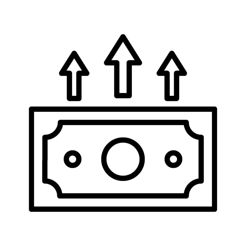 icono de beneficio empresarial vector