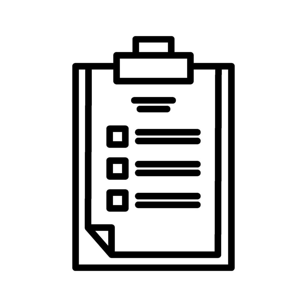 Clipboard Vector Icon