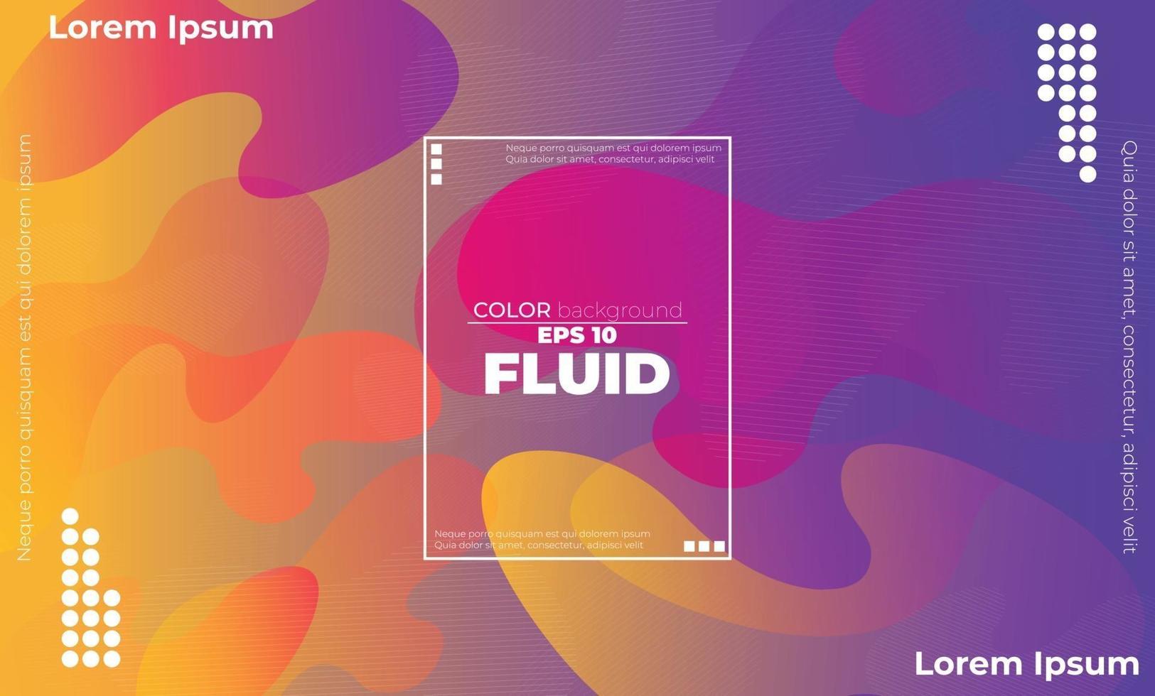 Creative geometric wallpaper. Trendy fluid flow gradient shapes composition. Applicable for gift card,  Poster on wall poster template,  landing page, ui, ux ,coverbook,  baner, social media posted, vector