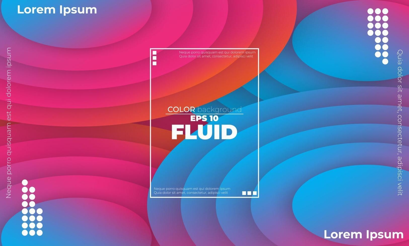 Creative geometric wallpaper. Trendy fluid flow gradient shapes composition. Applicable for gift card,  Poster on wall poster template,  landing page, ui, ux ,coverbook,  baner, social media posted, vector