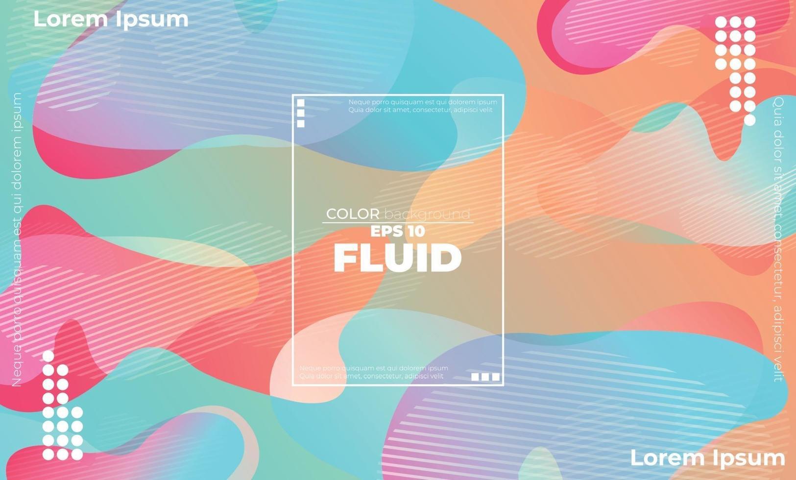 Creative geometric wallpaper. Trendy fluid flow gradient shapes composition. Applicable for gift card,  Poster on wall poster template,  landing page, ui, ux ,coverbook,  baner, social media posted, vector