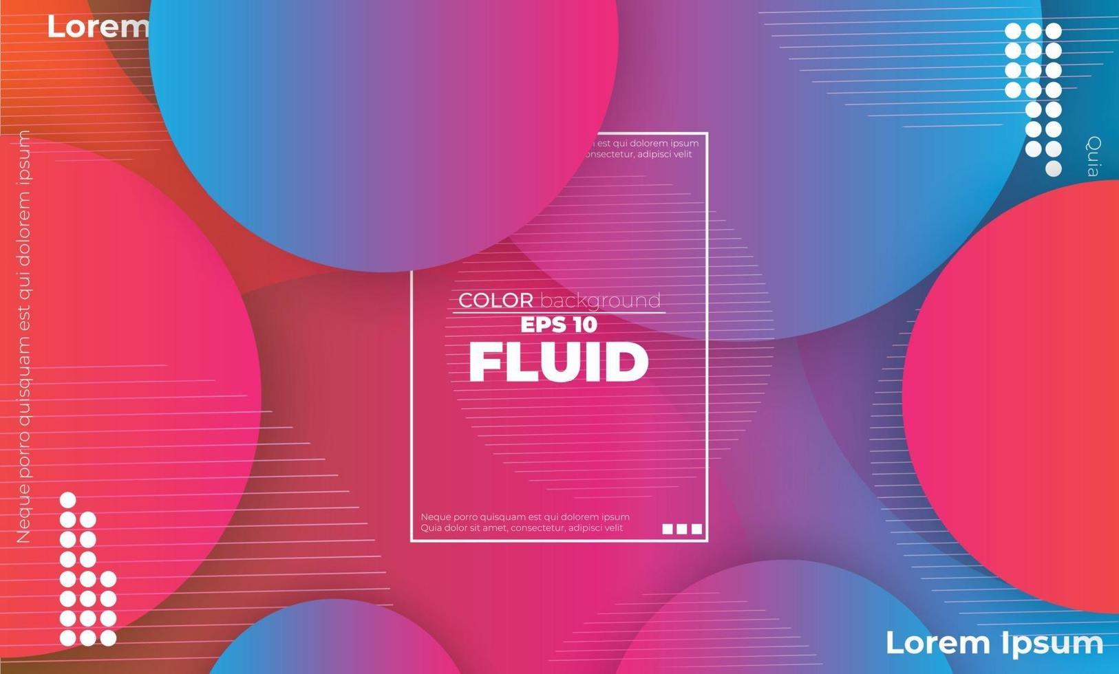 Creative geometric wallpaper. Trendy fluid flow gradient shapes composition. Applicable for gift card,  Poster on wall poster template,  landing page, ui, ux ,coverbook,  baner, social media posted, vector