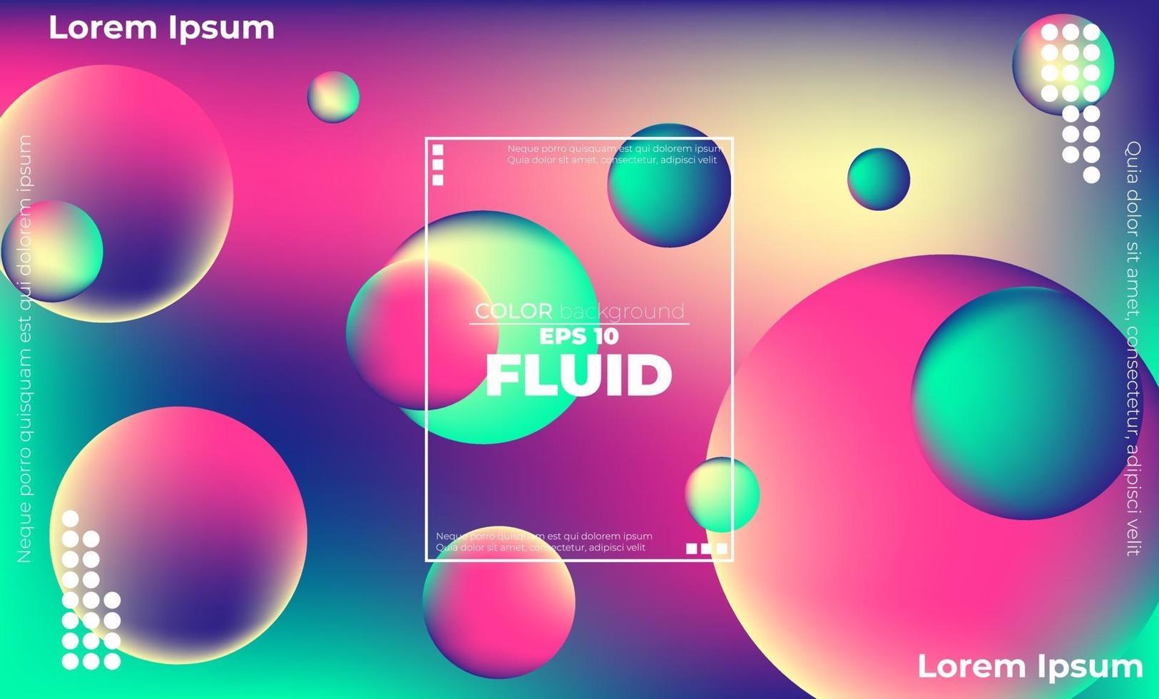 Trendy geometric background. 3d Fluid wave liquid shape. Suitable For Wallpaper, Banner, Background, Card, Book Illustration, landing page, gift, cover, flyer, report, bussiness, social media vector