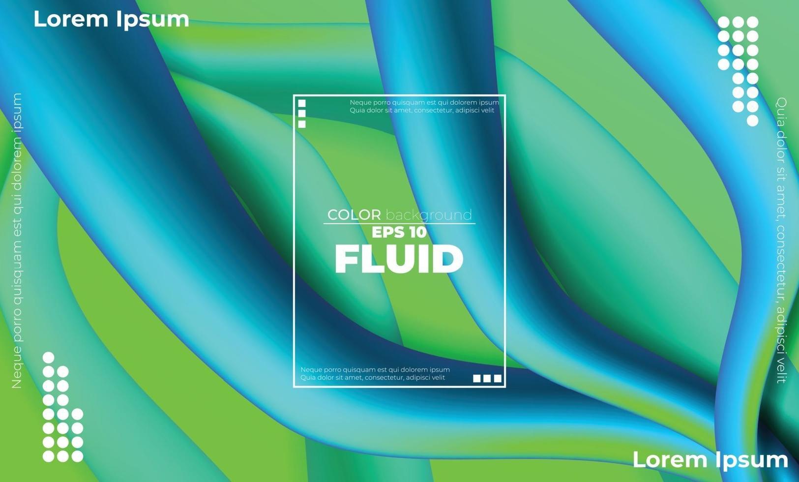 Trendy geometric background. 3d Fluid wave liquid shape. Suitable For Wallpaper, Banner, Background, Card, Book Illustration, landing page, gift, cover, flyer, report, bussiness, social media vector