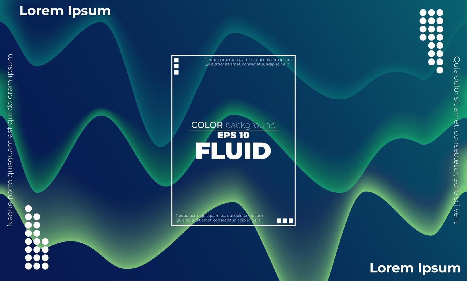 Trendy geometric background. 3d Fluid wave liquid shape. Suitable For Wallpaper, Banner, Background, Card, Book Illustration, landing page, gift, cover, flyer, report, bussiness, social media vector