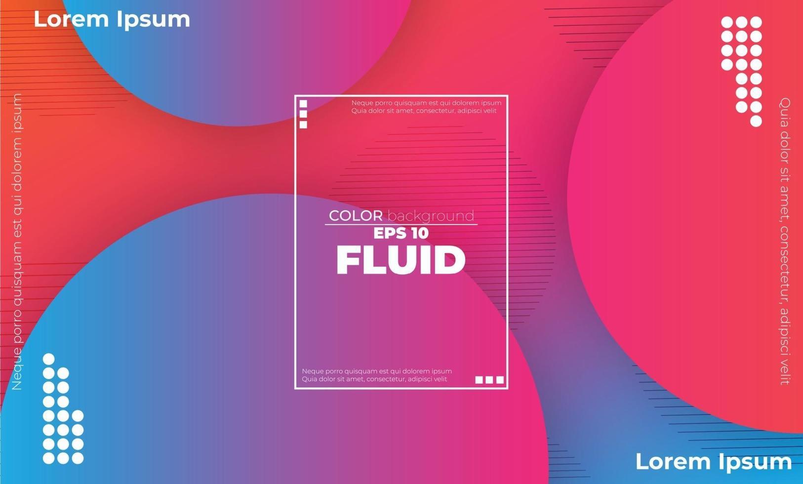 Trendy geometric background. 3d Fluid wave liquid shape. Suitable For Wallpaper, Banner, Background, Card, Book Illustration, landing page, gift, cover, flyer, report, bussiness, social media vector