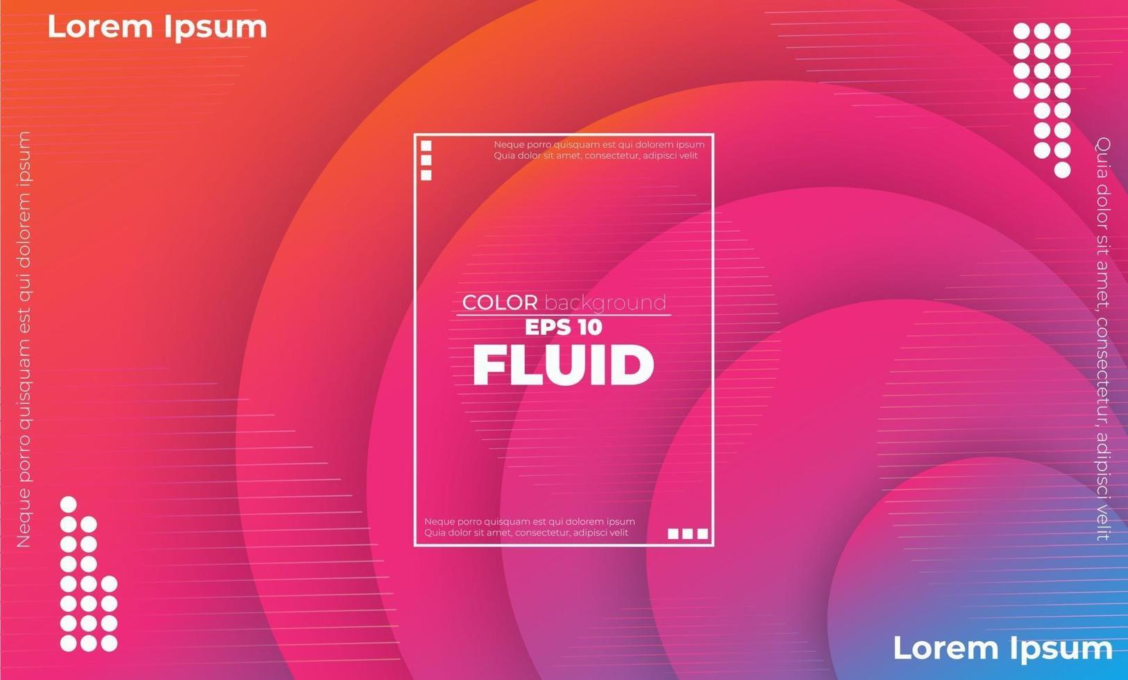 Trendy geometric background. 3d Fluid wave liquid shape. Suitable For Wallpaper, Banner, Background, Card, Book Illustration, landing page, gift, cover, flyer, report, bussiness, social media vector