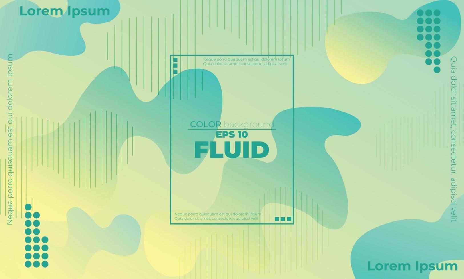 Trendy geometric background. 3d Fluid wave liquid shape. Suitable For Wallpaper, Banner, Background, Card, Book Illustration, landing page, gift, cover, flyer, report, bussiness, social media vector