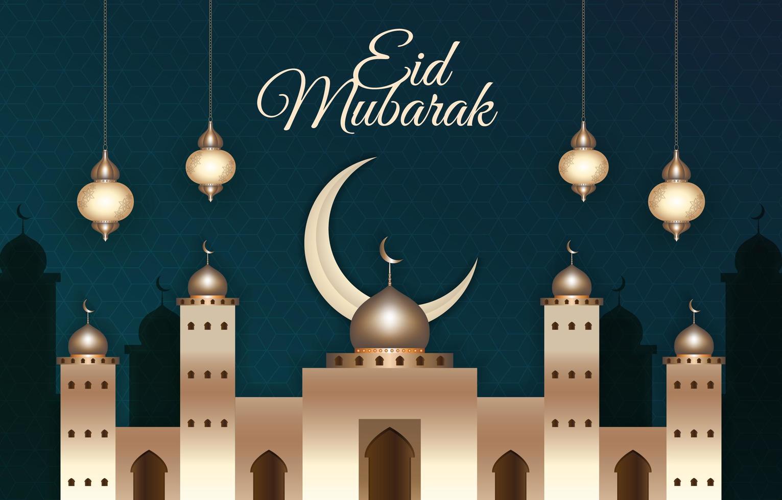 Eid Mubarak Background vector