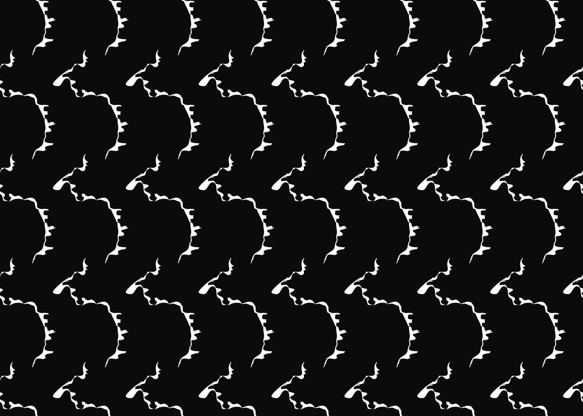 Vector texture background, seamless pattern. Hand drawn, white, black