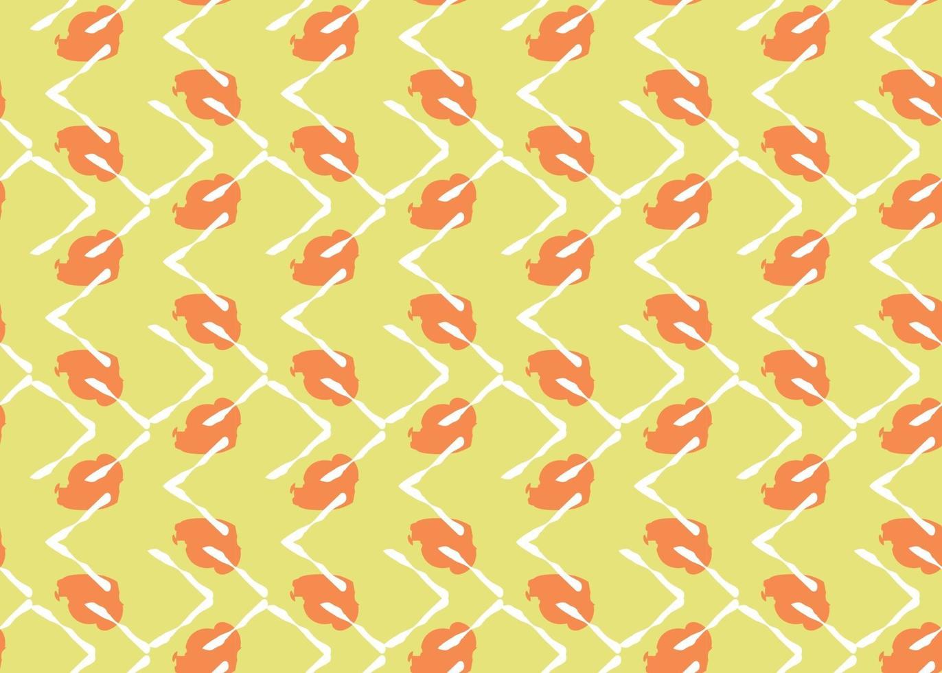 Vector texture background, seamless pattern. Hand drawn, yellow, orange, white colors.
