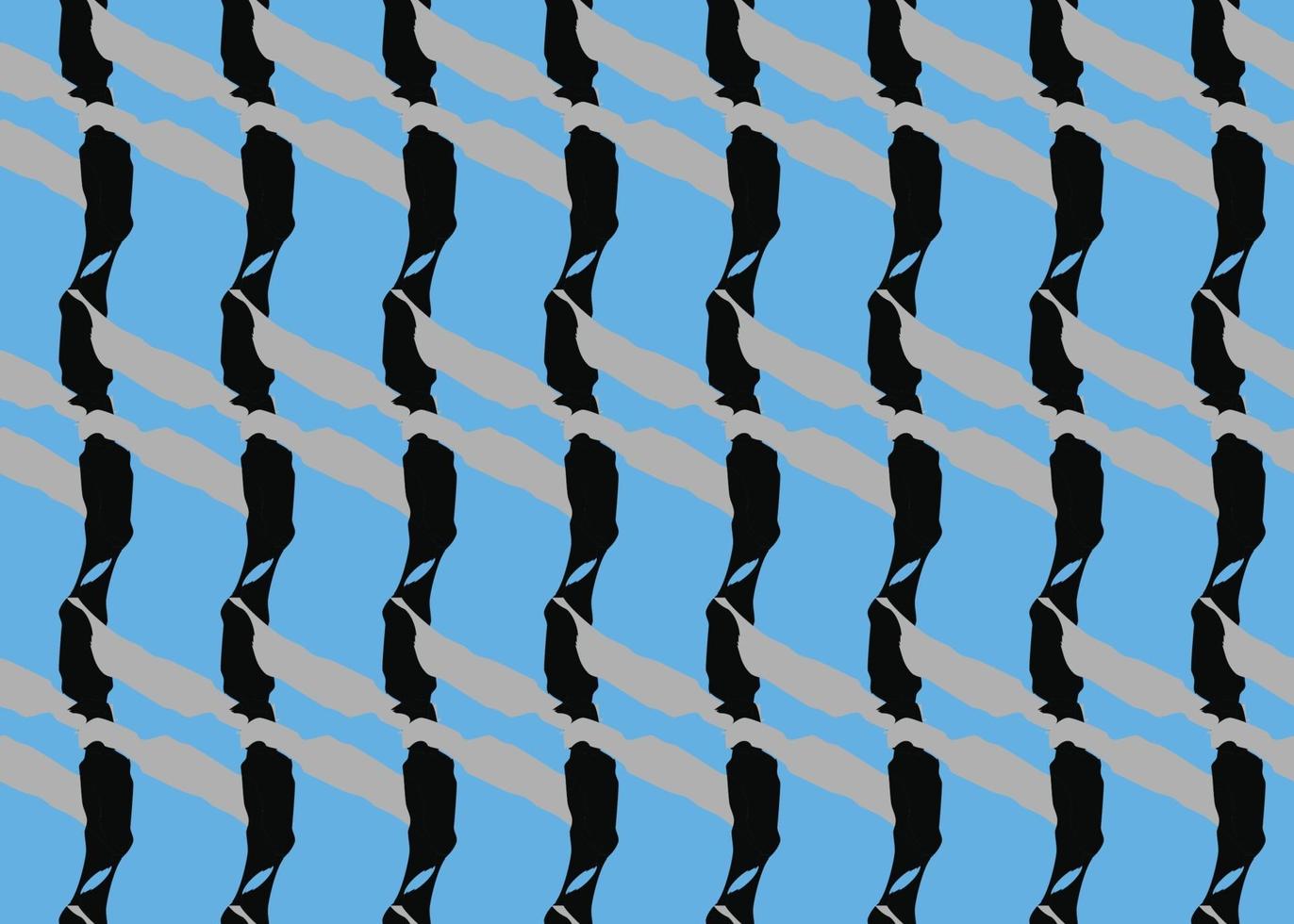 Vector texture background, seamless pattern. Hand drawn, blue, grey, black colors.