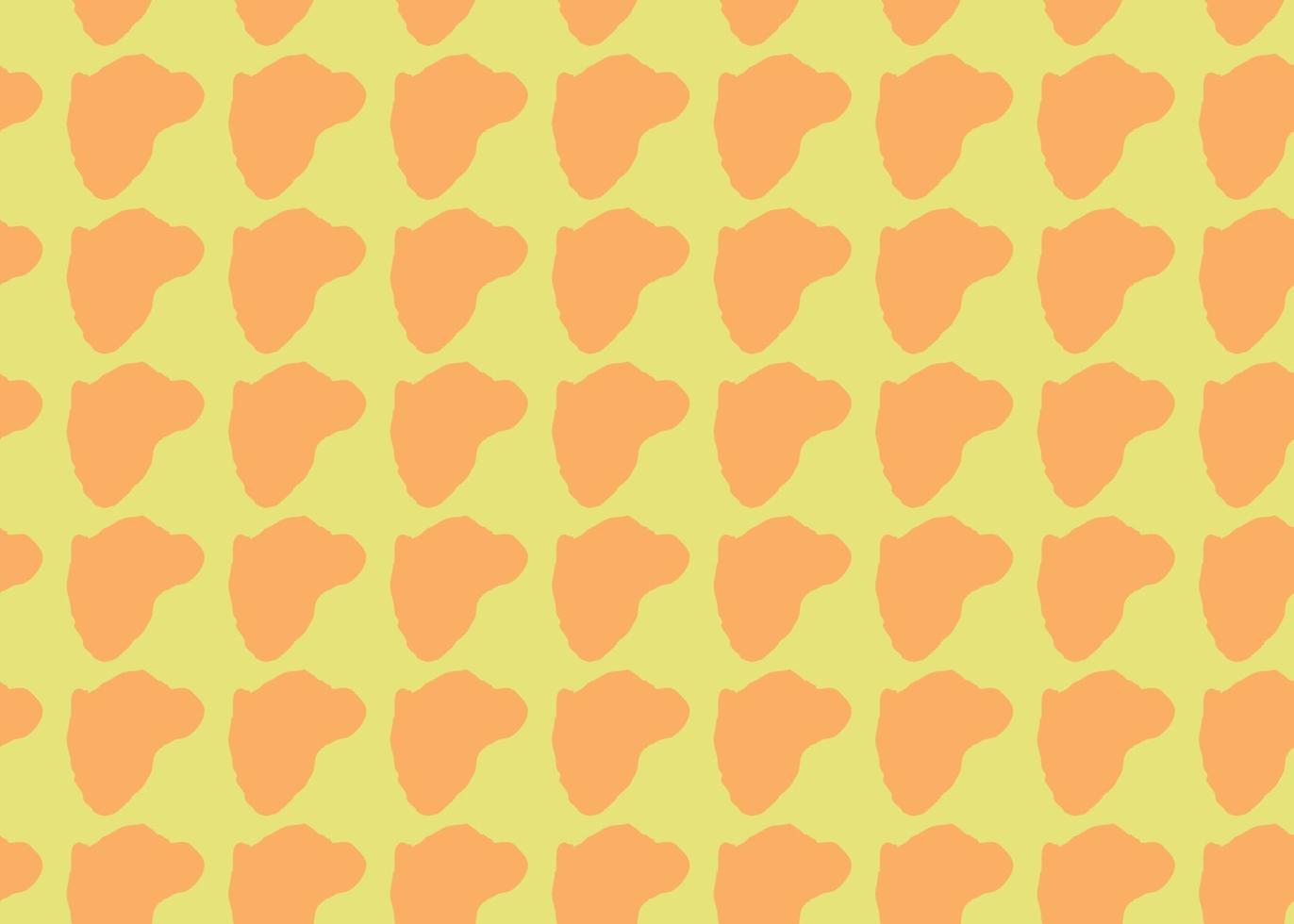 Vector texture background, seamless pattern. Hand drawn, yellow, orange colors.
