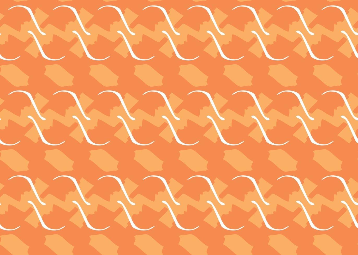 Vector texture background, seamless pattern. Hand drawn, orange, white colors.
