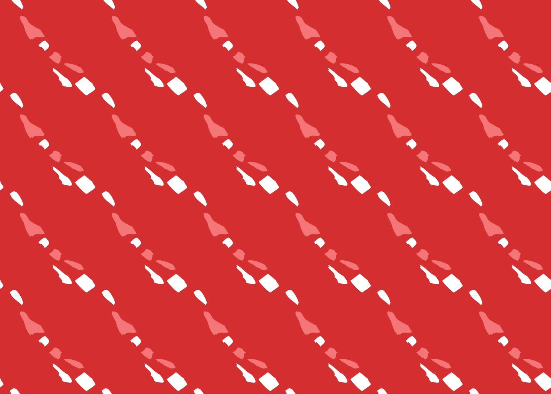 Vector texture background, seamless pattern. Hand drawn, red, white