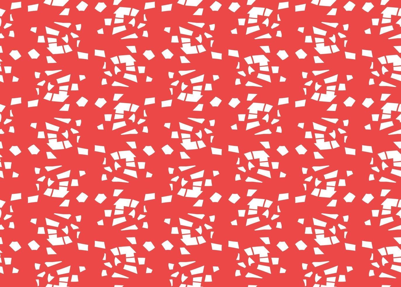 Vector texture background, seamless pattern. Hand drawn, red, wihte colors.